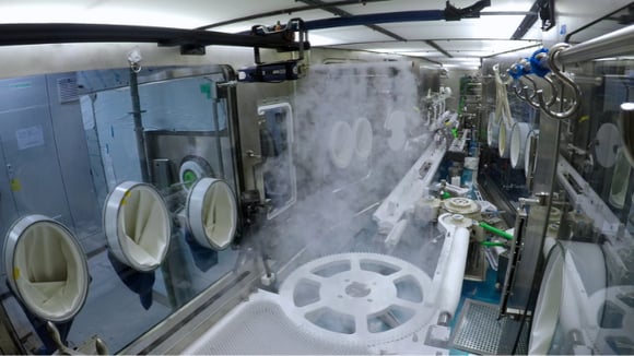 Airflow Visualization Studies inside an isolator